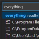 Everything Search Extension